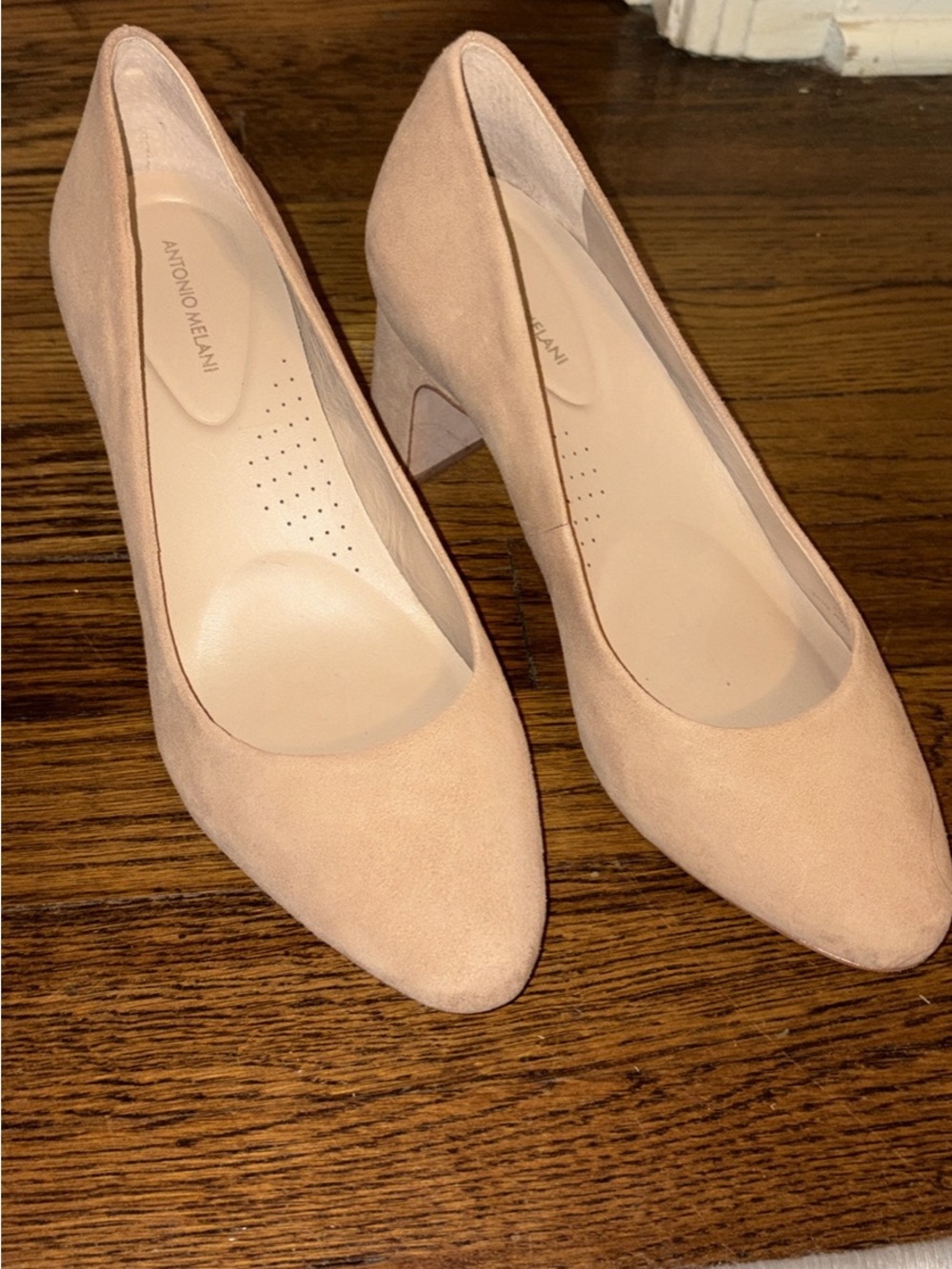 Antonio Melani Women's Nude Suede Pumps